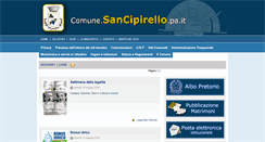 Desktop Screenshot of comune.sancipirello.pa.it